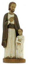 Statue Saint-Joseph avec Enfant à la colombe
