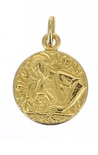 Médaille saint Joseph (plaqué or)