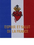 Fanion Espoir et Salut de la France (tissu)