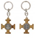 Porte-clés croix Saint Benoît