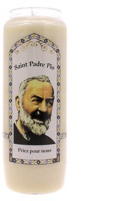 Veilleuse Neuvaine  au Saint Padre Pio