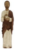 Statue Saint-Joseph aux colombes (36cm)